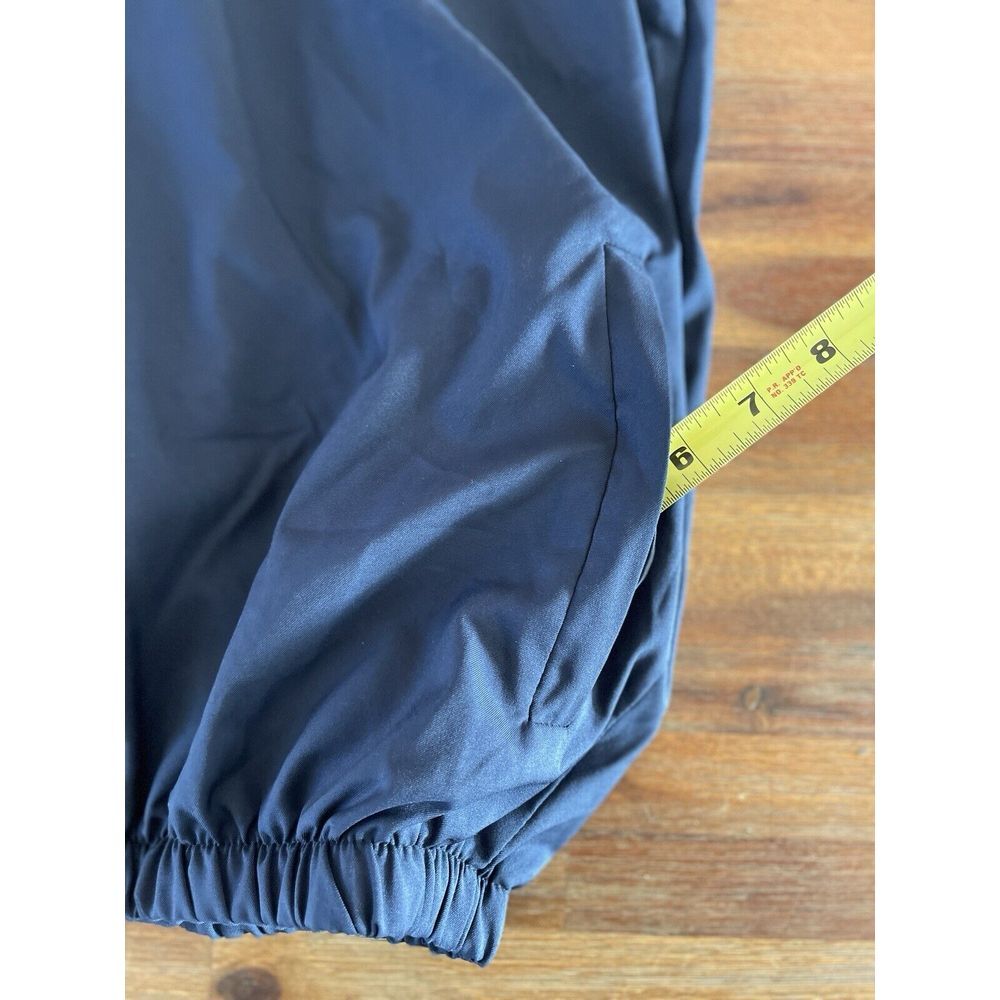 O'Neills US Navy Rugby Jacket Mens Large Full Zip Navy Blue / Yellow Lightweight - Picture 13 of 16